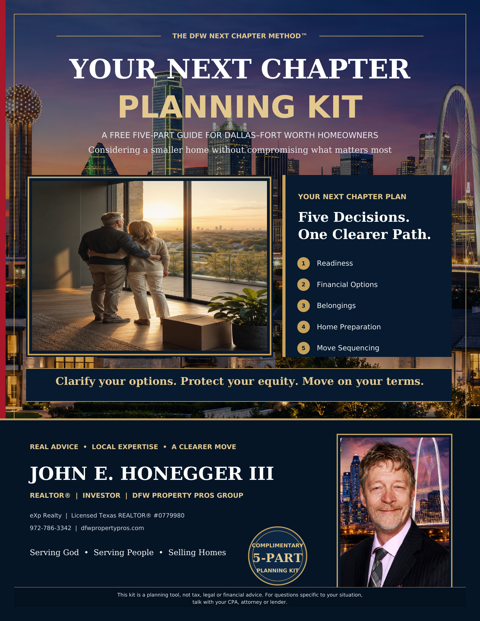 DFW Next Chapter Planning Kit cover